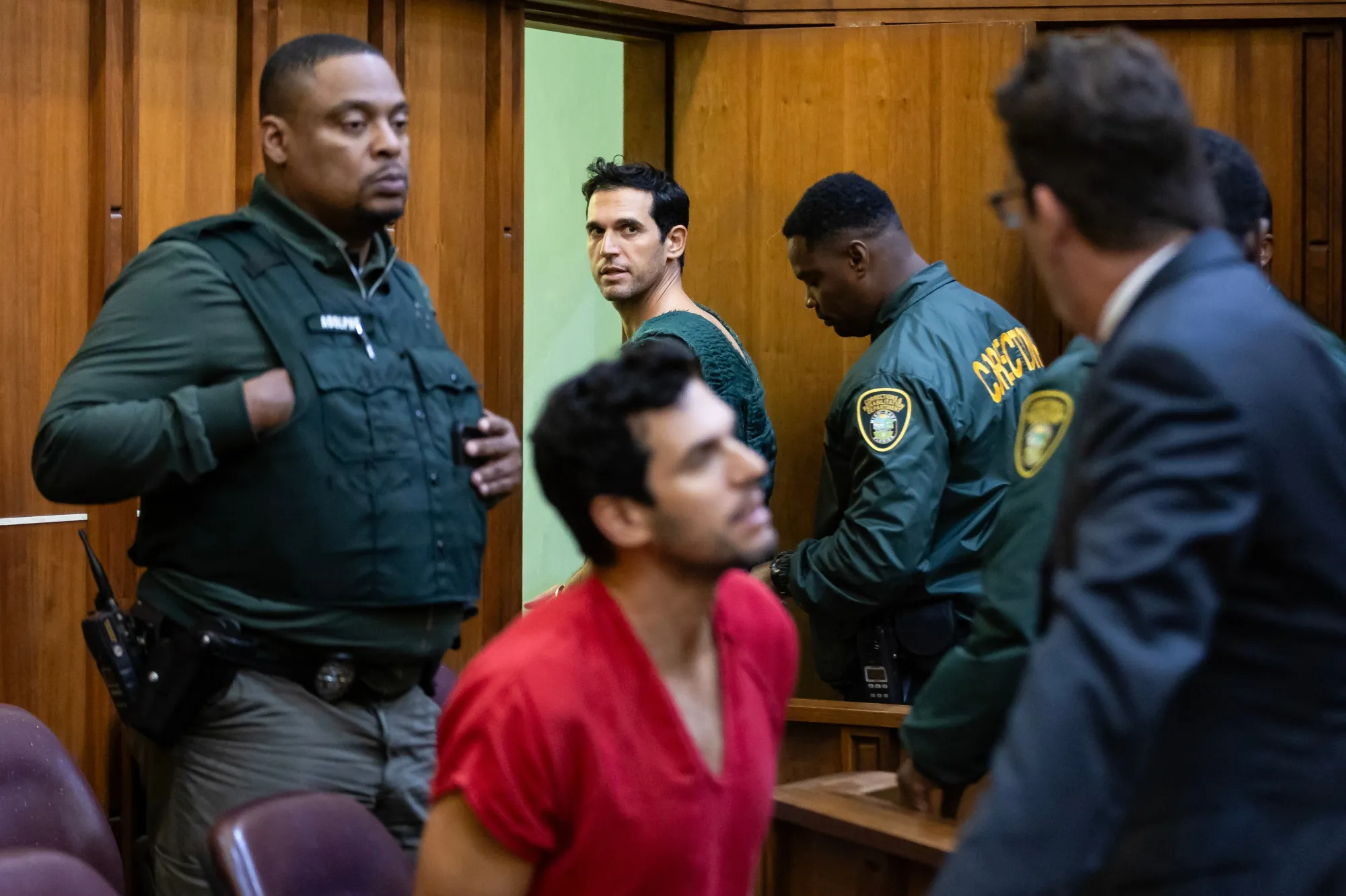 Oren Alexander&nbsp;and Alon Alexander during a bond hearing in Miami on Dec. 13.