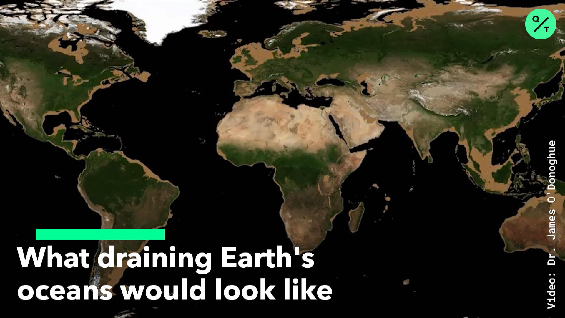 Animation Shows Earth Without Oceans Bloomberg
