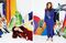 On heather golden: velvet sensor blazer and trousers by christopher kane, $2,445 for the $960 trousers, thebay.com; cocktail burgundy ring erickson beamon, $345, shopbop.com. on emma jenney: cosmic cobalt smoking pantsuit diane von furstenberg, $648 $348 dvf.com; collarless lace shirt $885, nordstrom.com; reina sandals loeffler randall, $295, loefflerrandall.com.