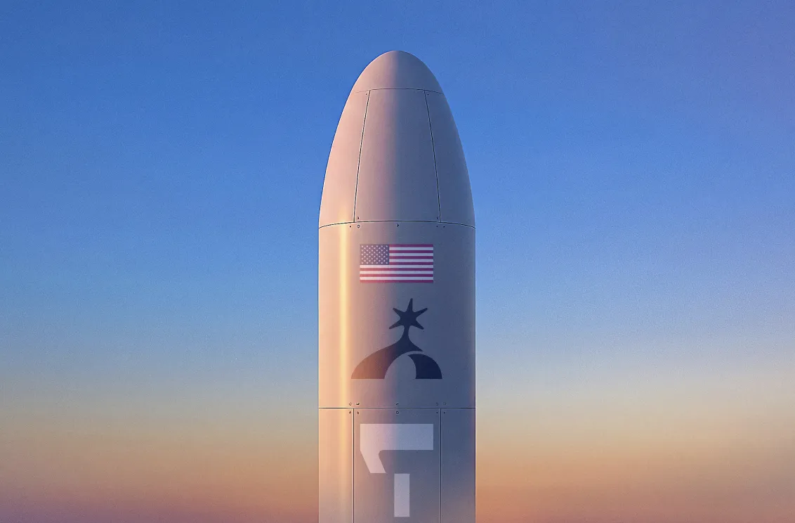 A Cowboy Space Corp. rocket.