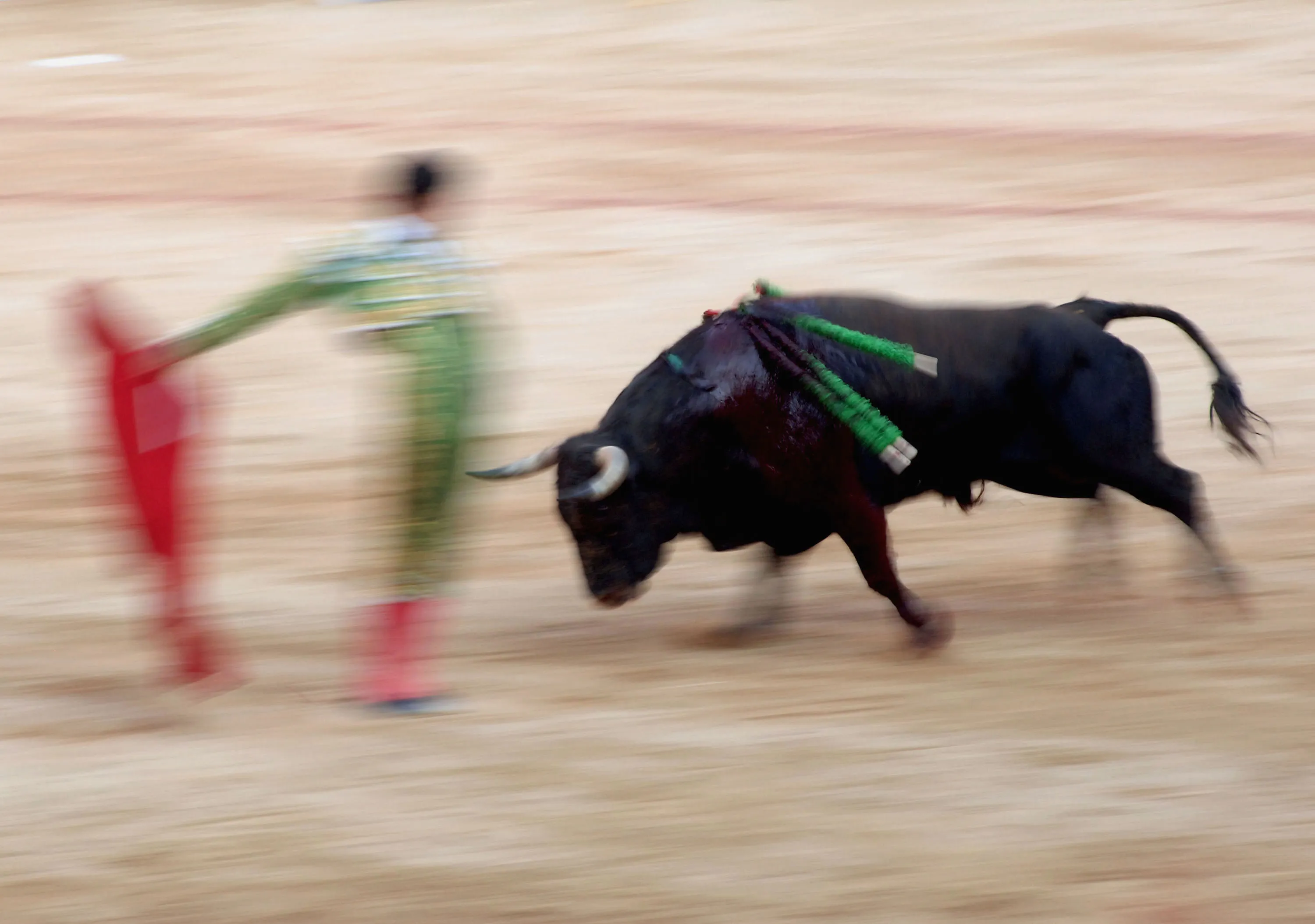 Courage on display&nbsp;at the San Fermin Festival, setting for “The Sun Also Rises.”
