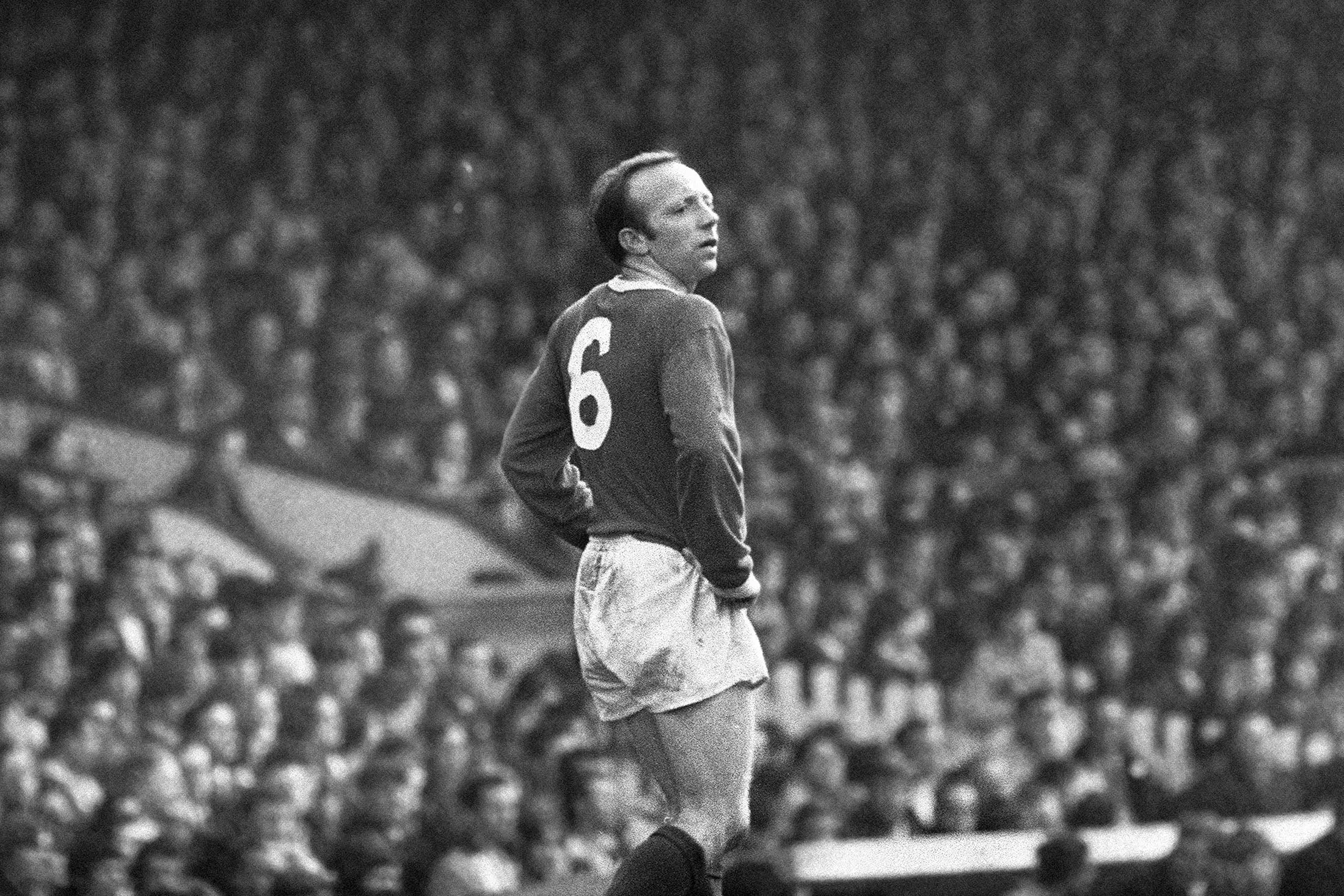 Nobby Stiles of Manchester United in 1969.&nbsp;
