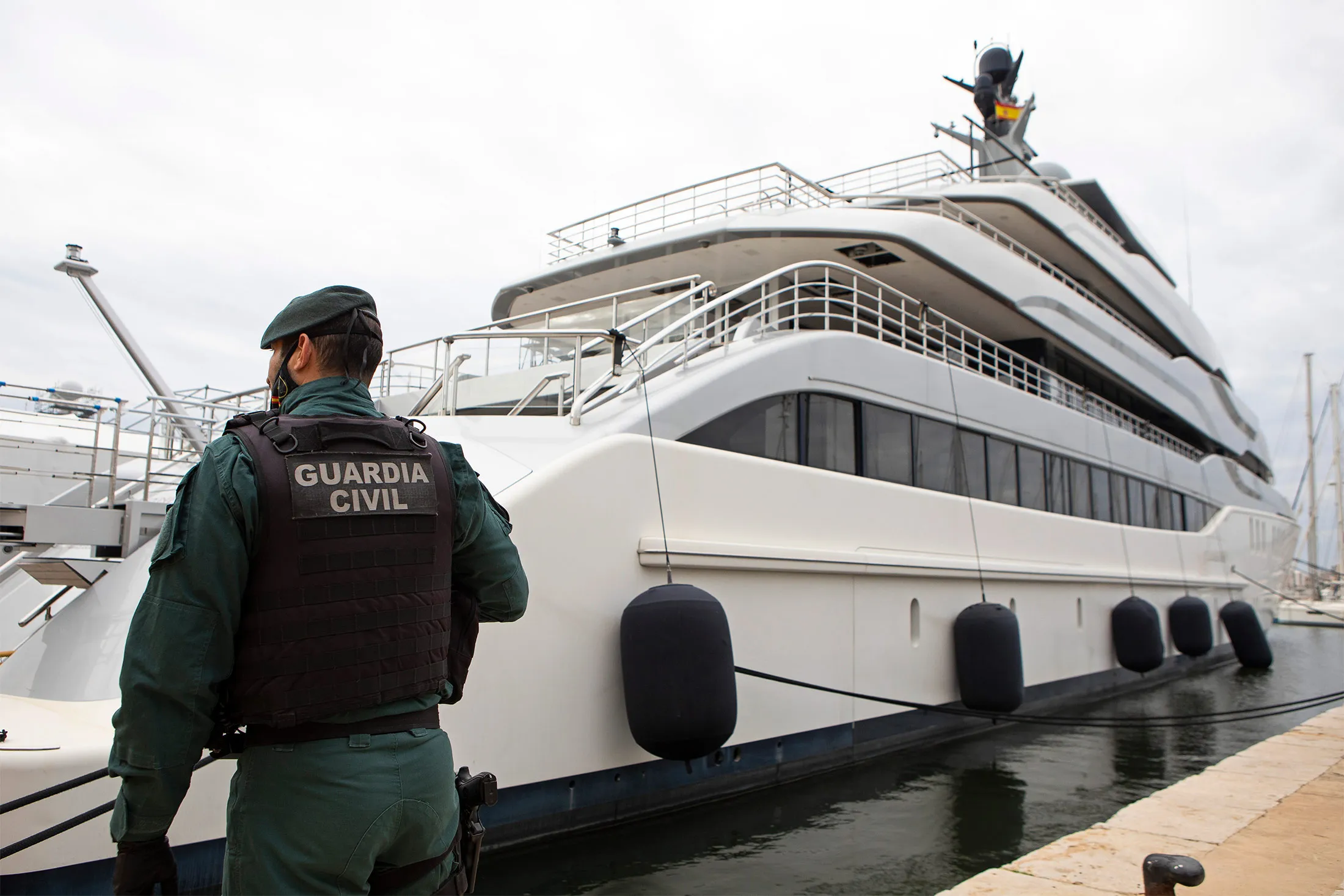 The Tango superyacht&nbsp;in Palma de Mallorca, Spain.