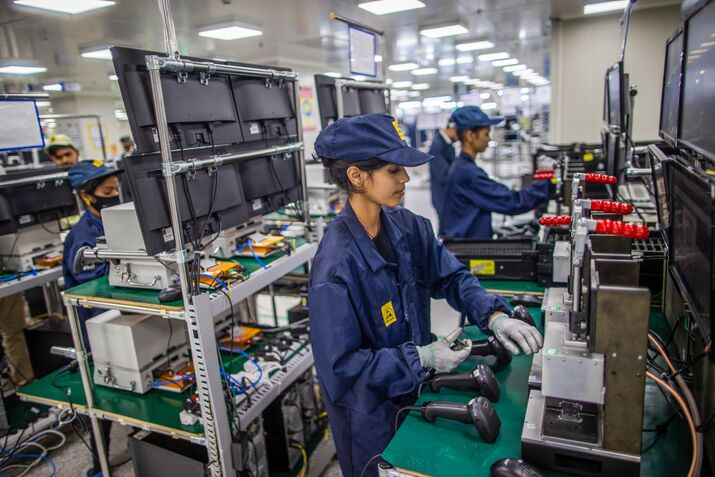 Inside Dixon Technologies Ltd.'s Smartphone Manufacturing Factory and New Factory Construction