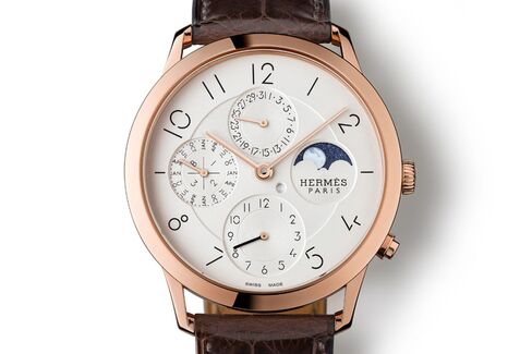 A perpetual calendar with dual time zones and great design is tough to beat.