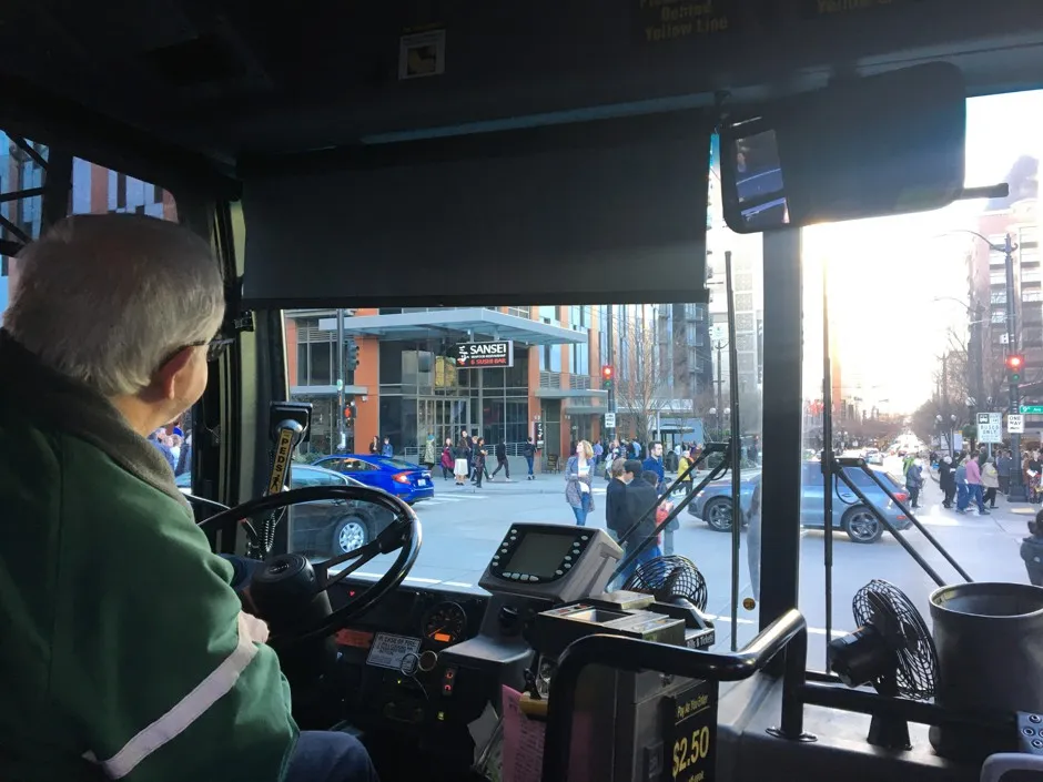 Make way for bus love. 