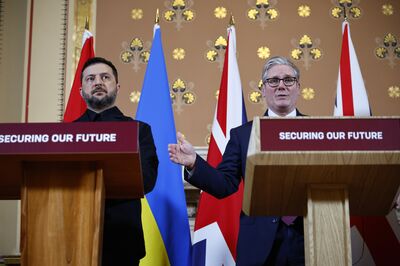 UK Prime Minister Keir Starmer Host Coalition Of The Willing Meeting