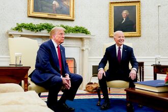 President Biden Hosts President-elect Trump At White House