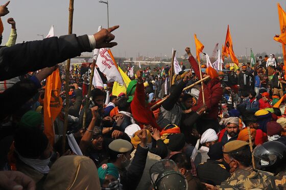 Security Tightened in New Delhi After Protesters Stormed City
