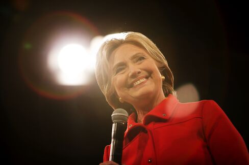 Hillary Clinton speaks at the Jefferson-Jackson Dinner in Des Moines, Iowa, on Oct. 24, 2015.