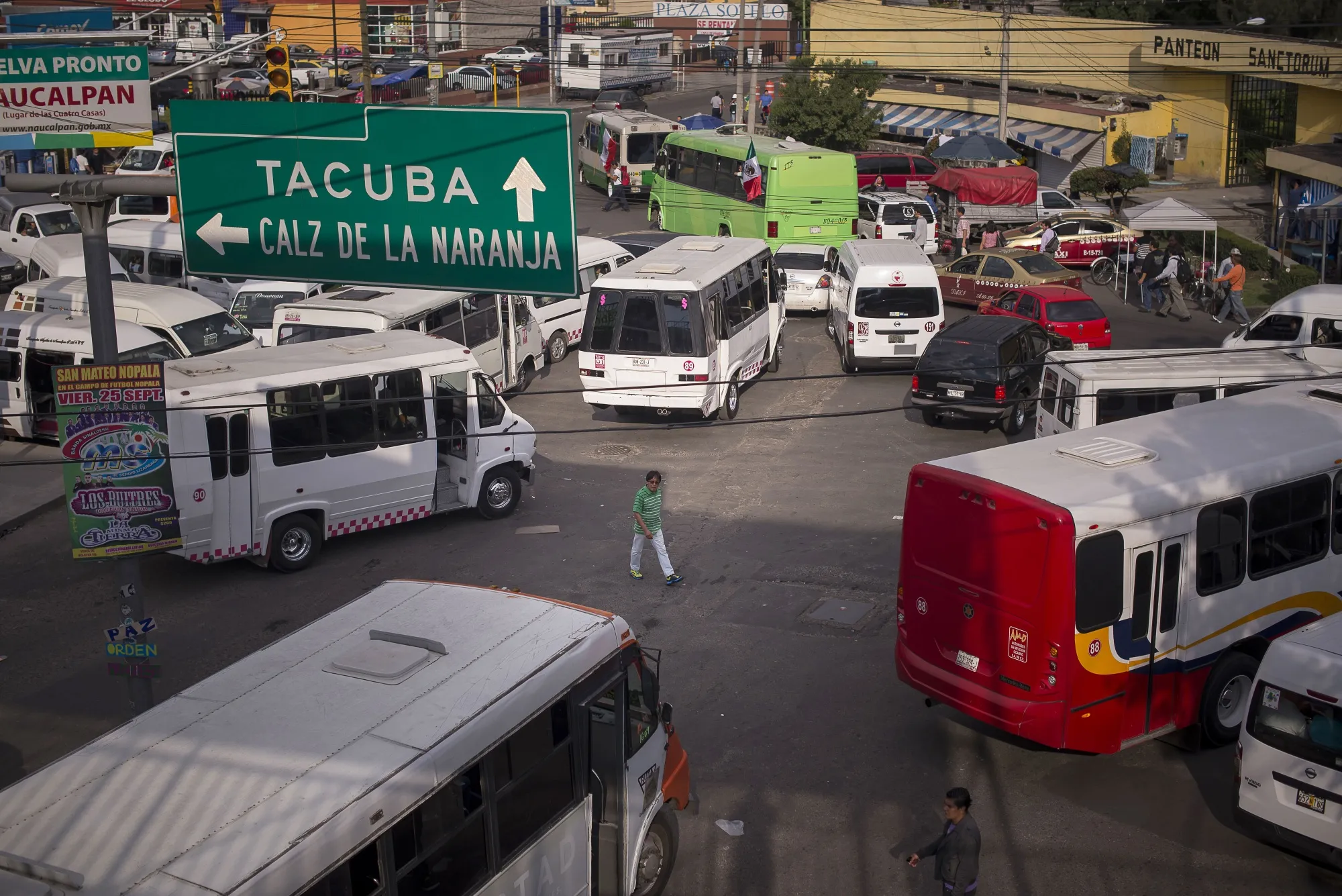 Cuatro Caminos Metro station in Mexico City, Mexico.