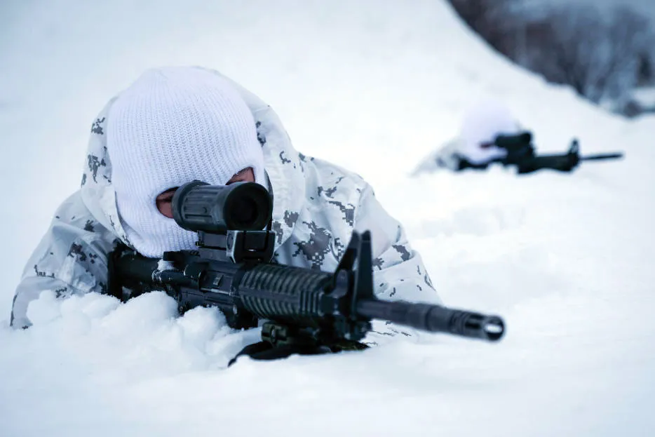 Military exercises in Saguenay, Quebec.