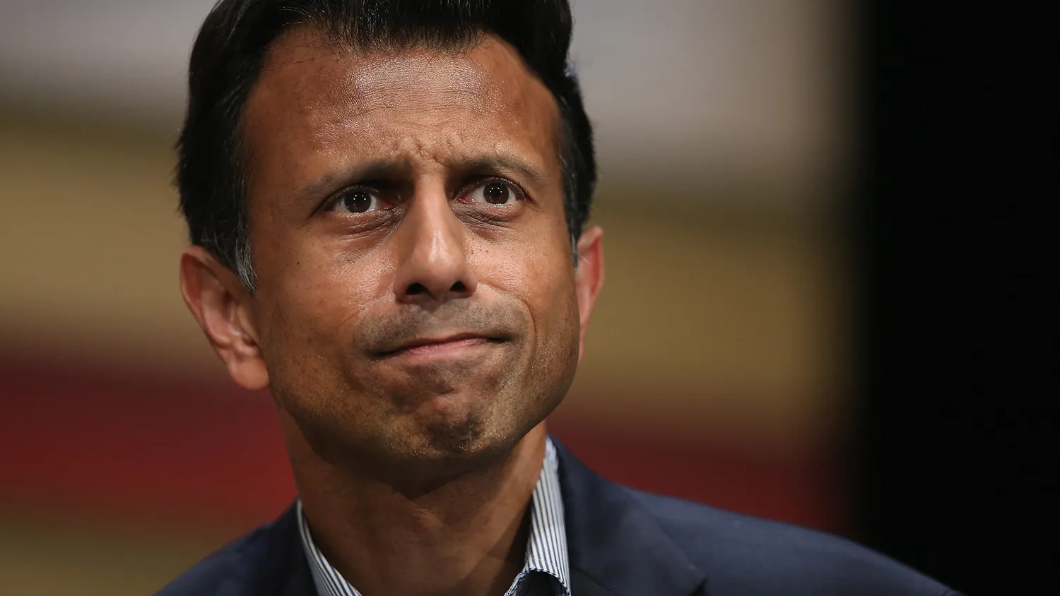 Republican presidential candidate Louisiana Governor Bobby Jindal fields questions at The Family Leadership Summit at Stephens Auditorium on July 18, 2015 in Ames, Iowa.
