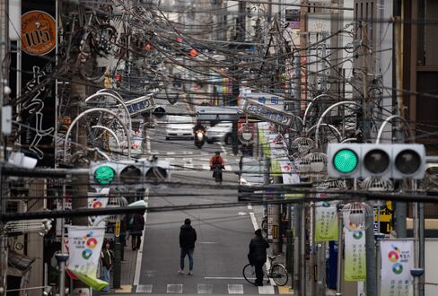 八王子市の電柱
