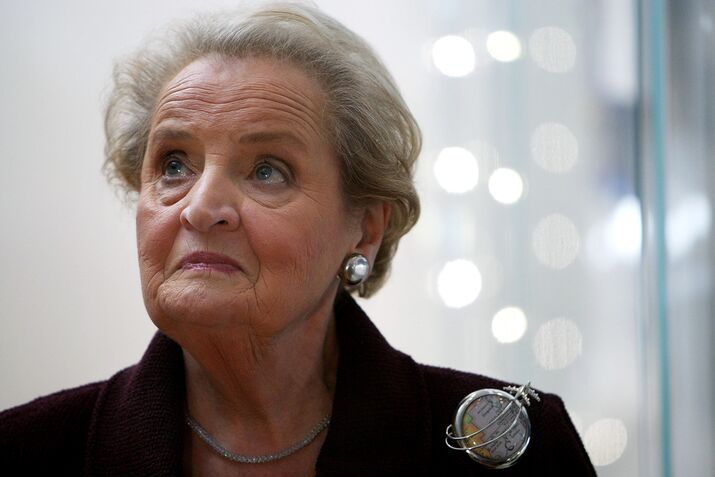 Madeleine Albright Introduces Exhibition Of Her Famous Pin Collection