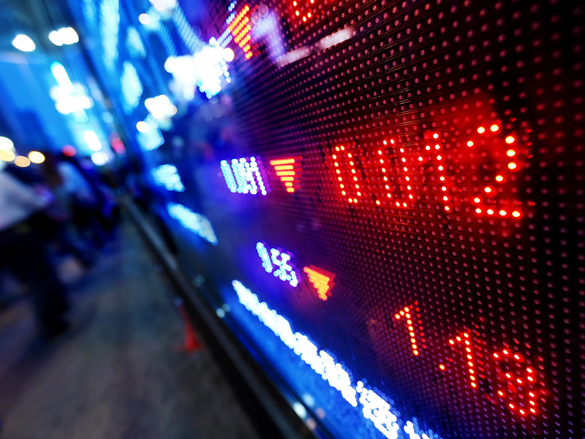 RF markets stocks red crash HP