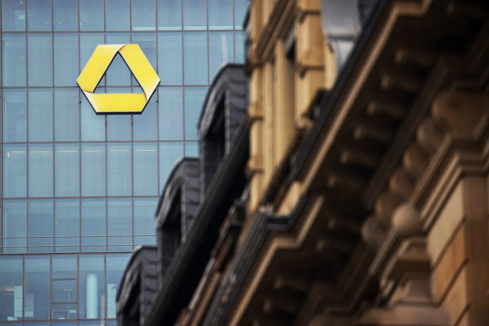 Commerzbank headquarters in Frankfurt, Germany.