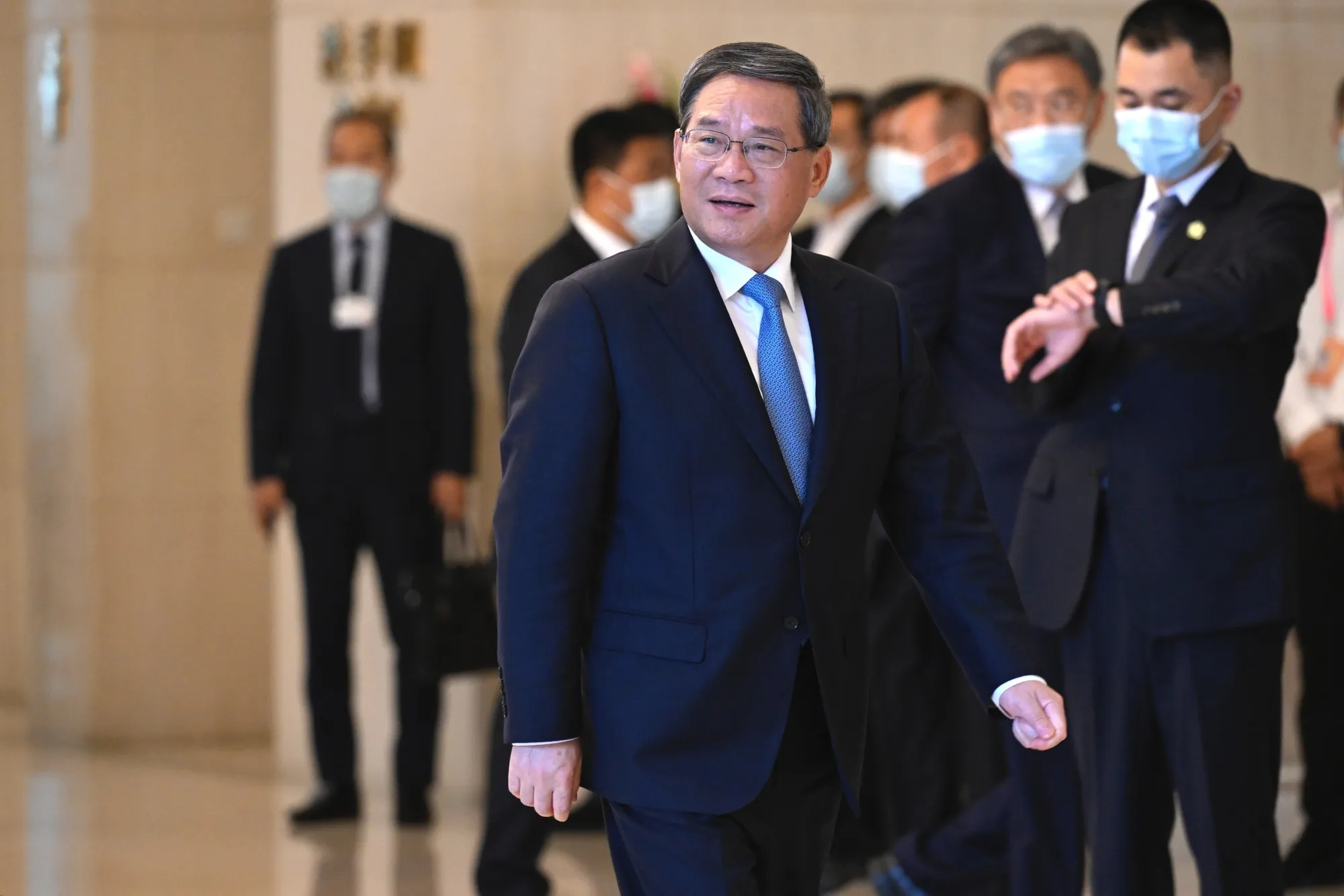 Li Qiang in Tianjin ahead of the annual World Economic Forum New Champions meeting on June 26.