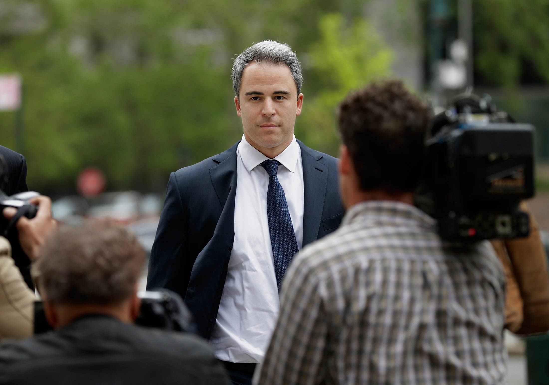 Michael Steinberg, a former fund manager with SAC Capital Advisors LP, arrives at federal court for a sentencing hearing in New York, on May 16, 2014.
