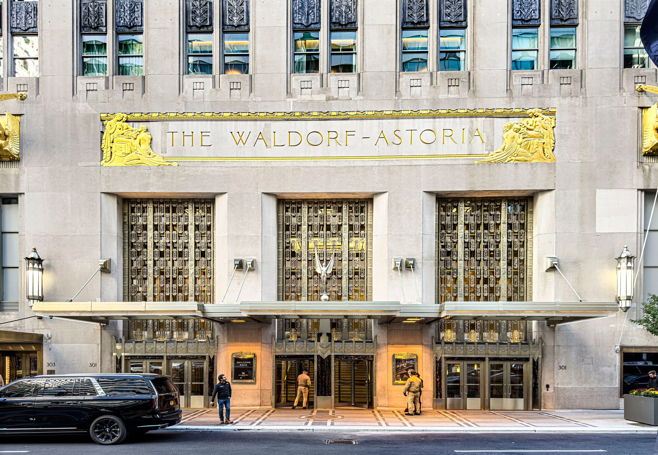 The Waldorf Astoria hotel reopened last year following an extensive renovation.