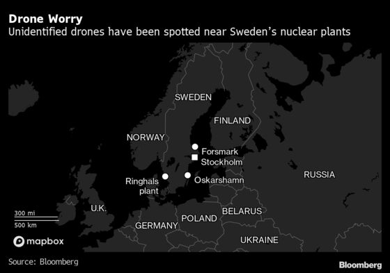 Drone Flights Over Nuclear Plants Prompt Swedish Investigation