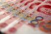 Stocks Boards And Chinese Yuan Banknotes As China Devalues Yuan By Most In Two Decades