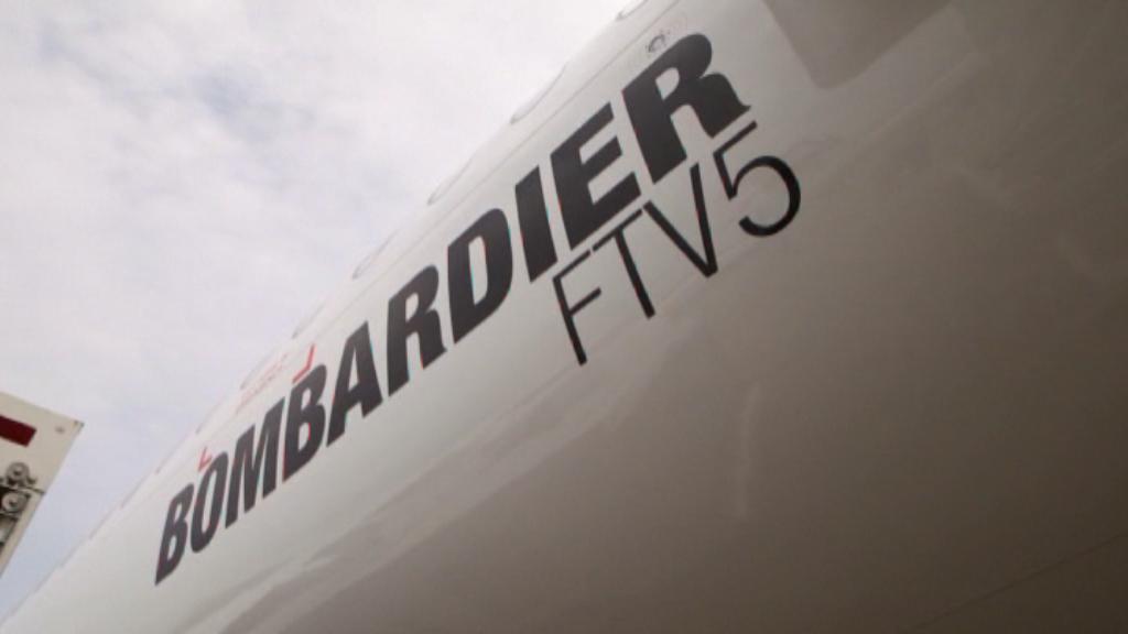 Watch Bombardier Shows Off New Jet - Bloomberg