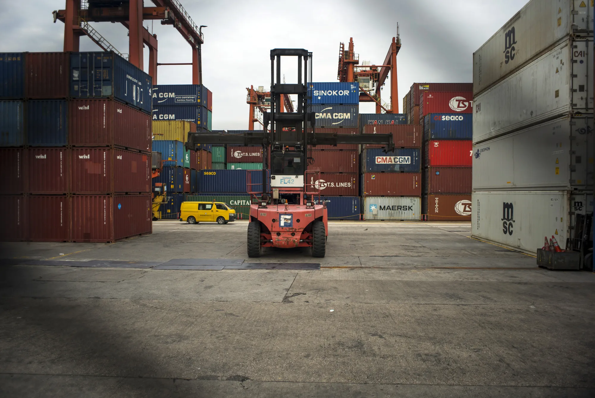 Port Area Ahead Of Hong Kong's Trade Figures