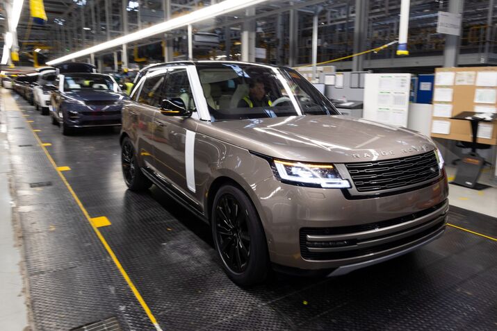 Inside The Jaguar Land Rover Factory Ahead Of Results