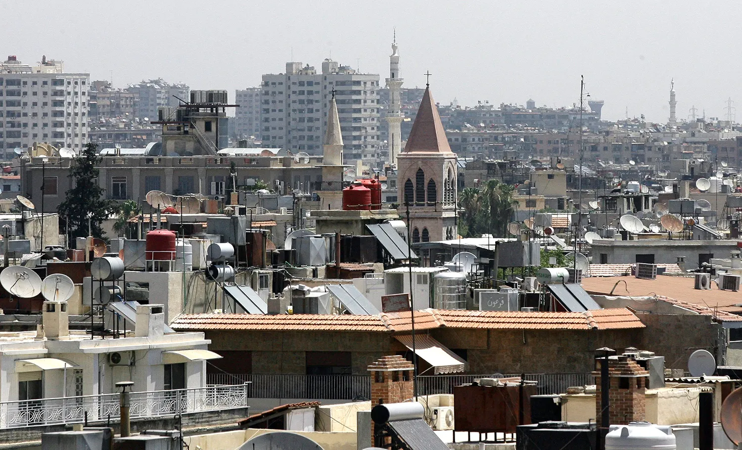The Syrian capital&nbsp;Damascus.