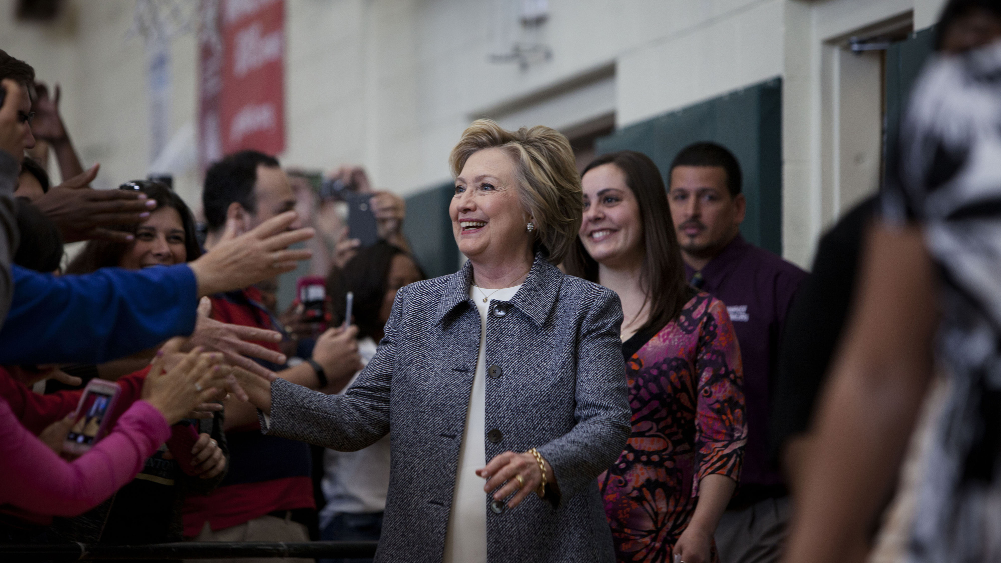 Presidential Candidate Hillary Clinton Holds Connecticut Campaign Rally