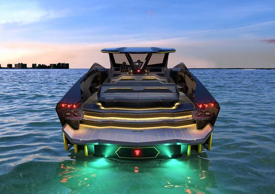 Lamborghini’s New $3.4 Million Yacht Has Splashy Supercar DNA