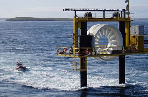 Puget Sound Becomes Hot Spot as Ocean Turbine, Data Line Clash