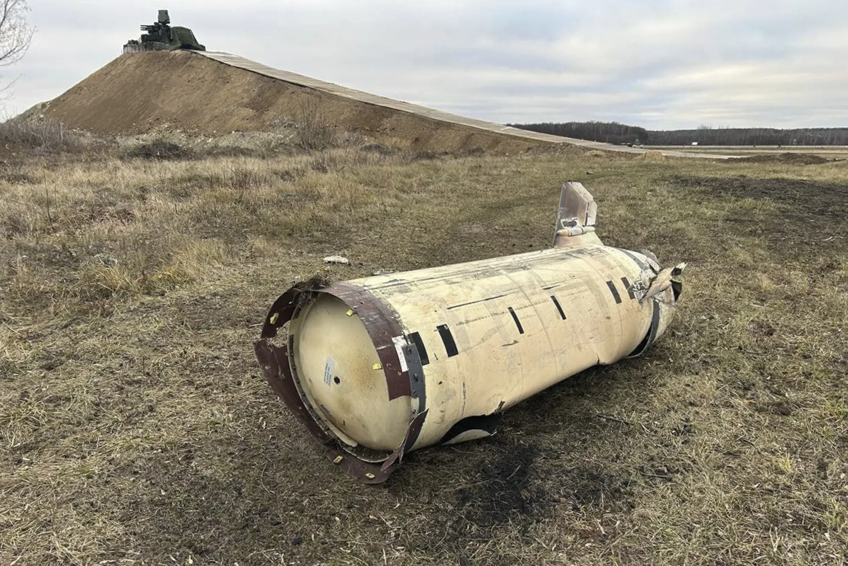 An image of ATACMS missile debris, previously released by the Russian Defense Ministry.&nbsp;