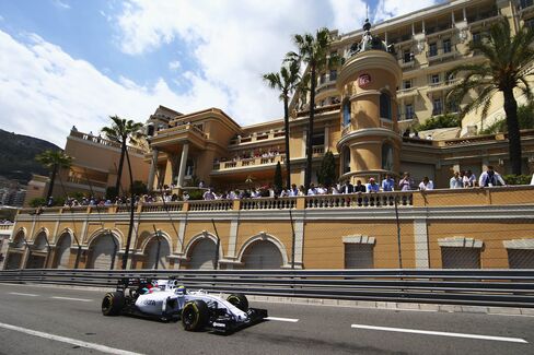 Felipe Massa of Brazil and Williams drives during the Monaco Formula One Grand Prix at Circuit de Monaco during the race last year. The Monaco race is a crowd favorite because it's so easy to see from many plazas, homes, hotels, and restaurants in the city.