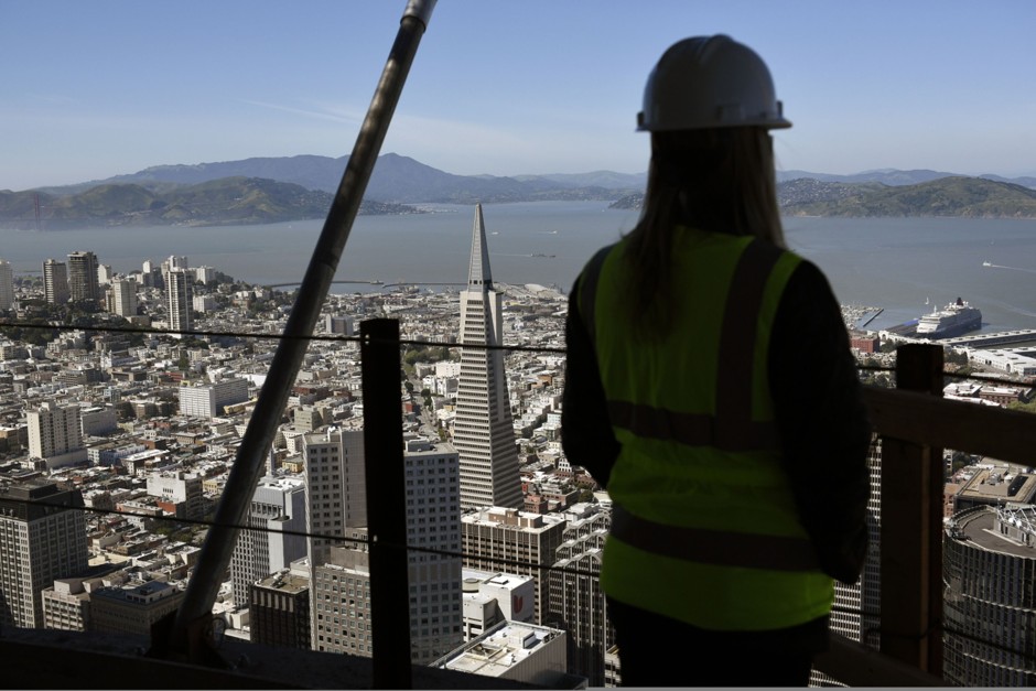 Office towers vie with new high-end residential construction in San Francisco, home of America's least-affordable housing market.
