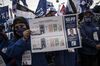 A campaign rally for Luis Arce in La Paz, Bolivia, on Oct. 14.