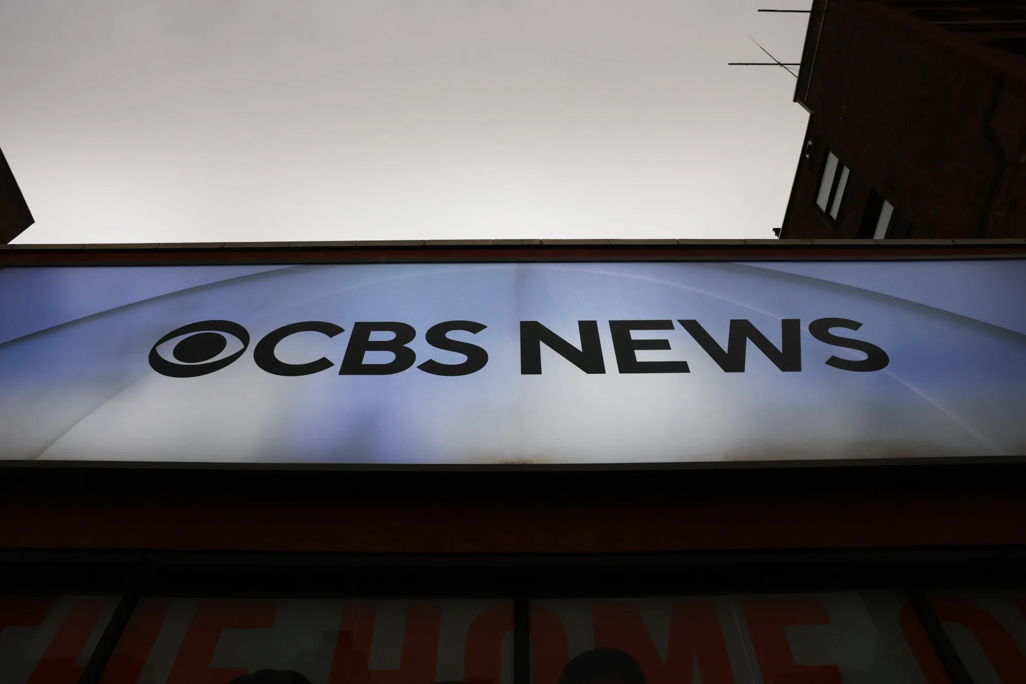 CBS News signage&nbsp;in Manhattan.
