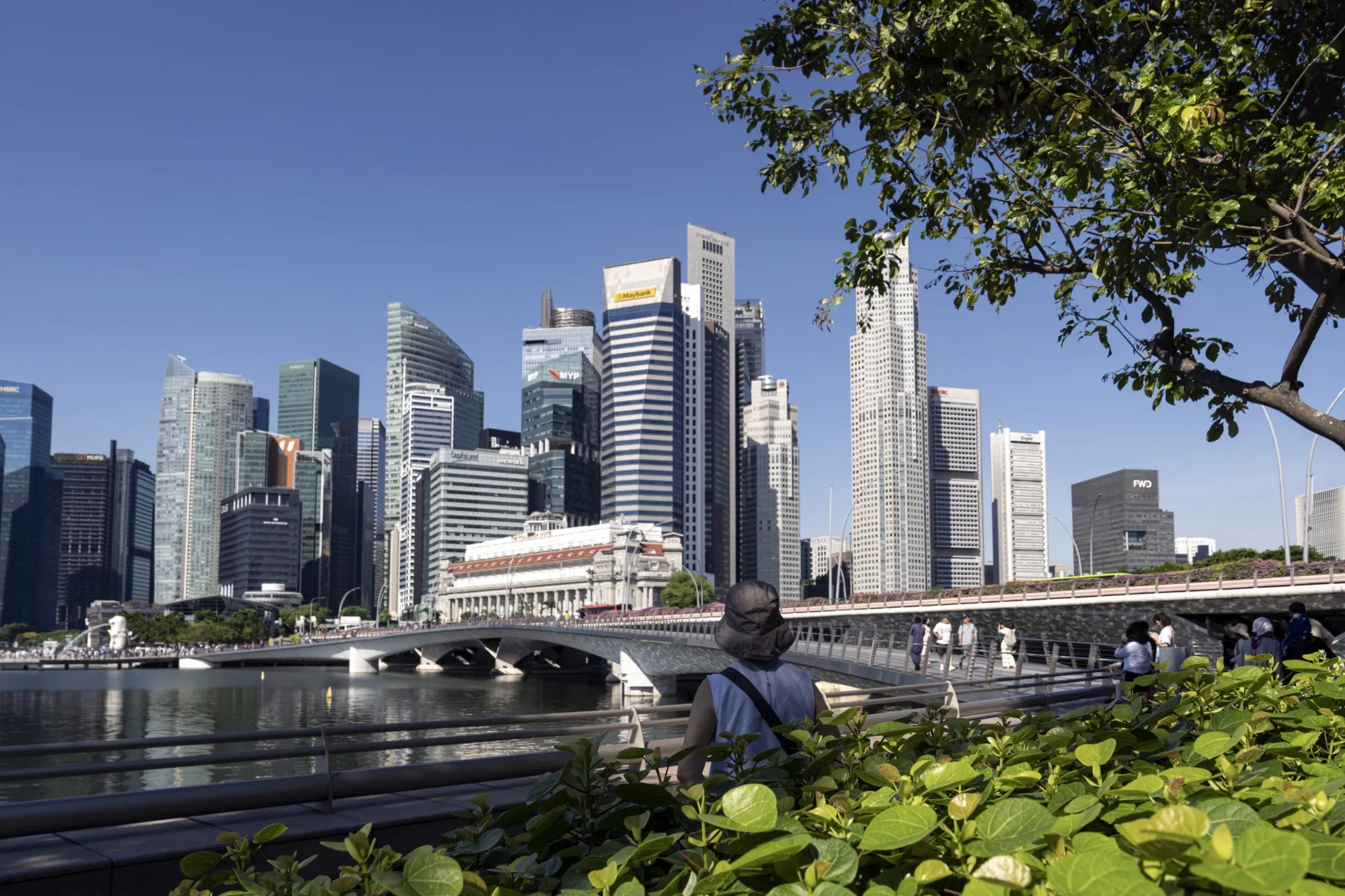 Buildings in Singapore.