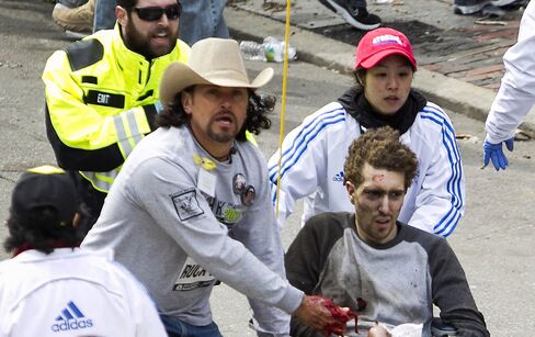 Boston Bombing Victim in Iconic Photo Helped Identify Attackers