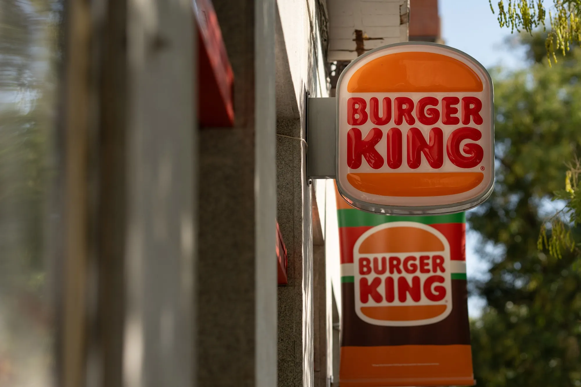 A Burger King fast food restaurant.