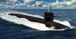 An artist rendering of the future Columbia-class ballistic missile submarine.