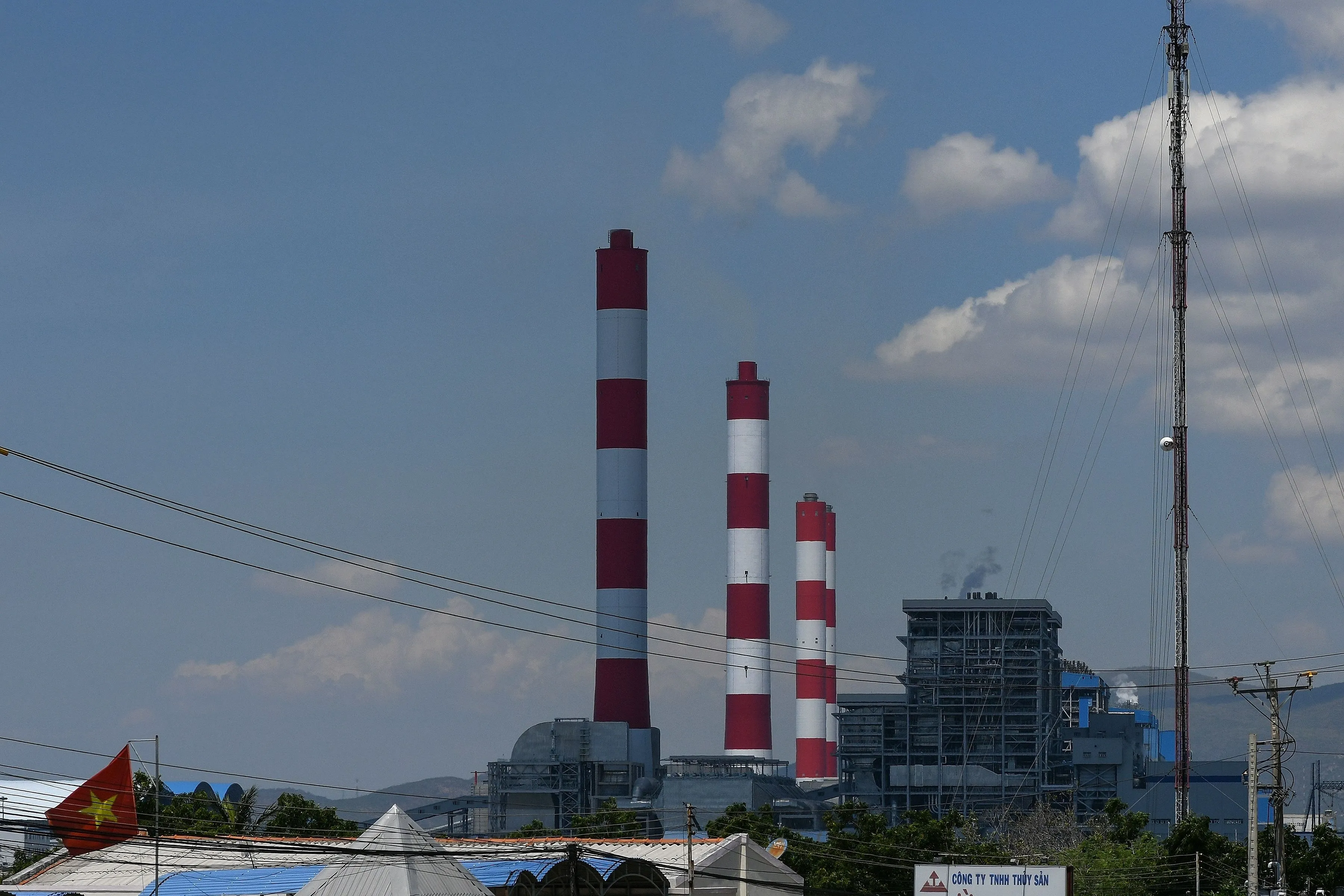 A&nbsp;coal power plant in southern Vietnam's Binh Thuan province.&nbsp;