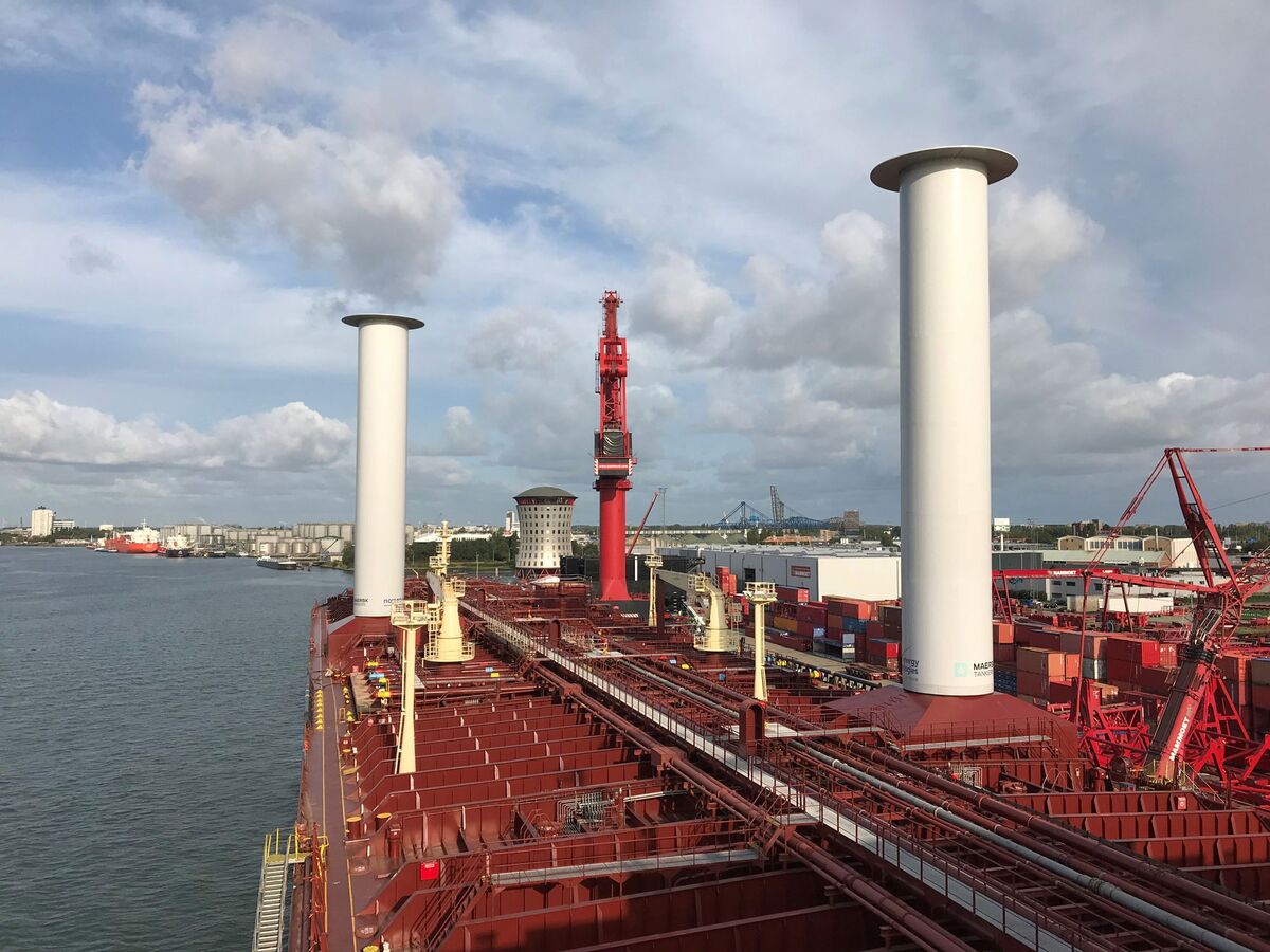 Hoist the Mainsail! Shipowners Use Wind Again to Cut Emissions Bloomberg