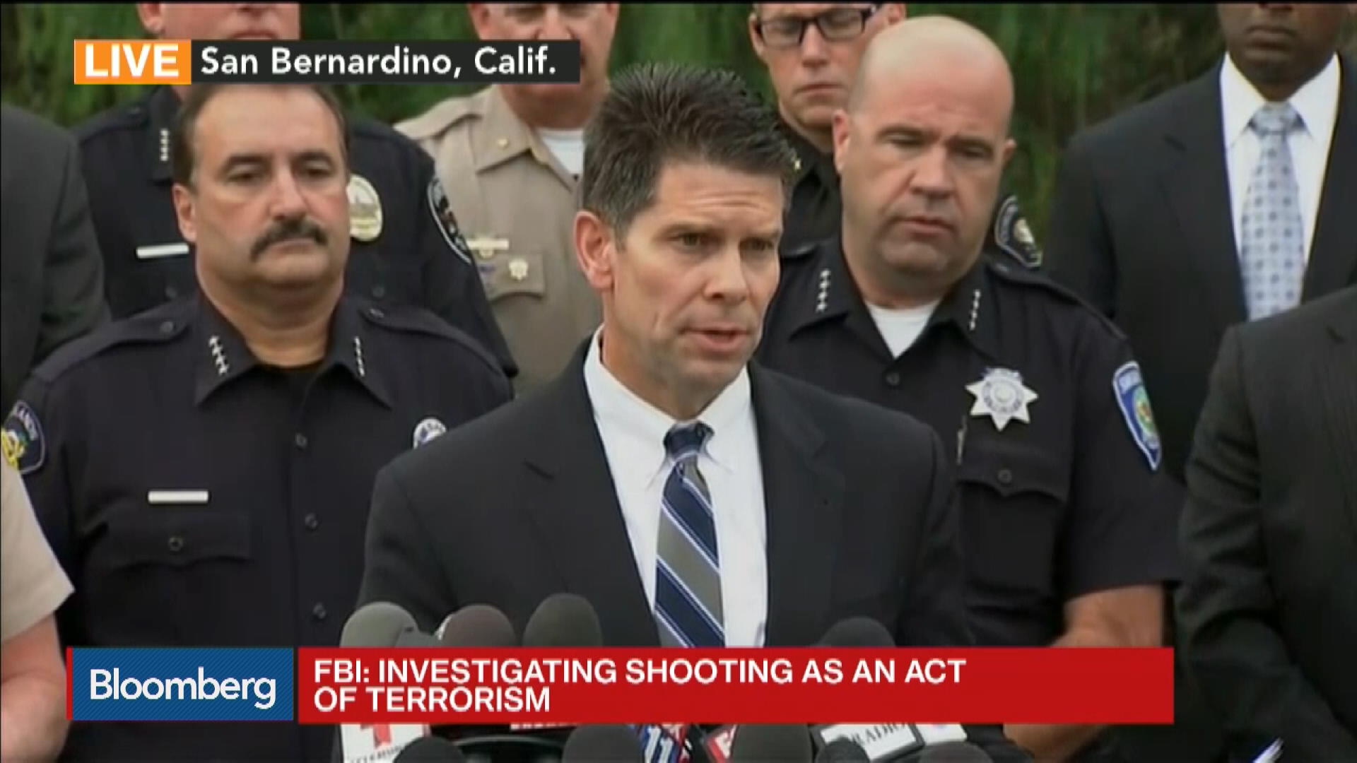 Watch FBI: San Bernardino Shooting Treated As Act Of Terrorism - Bloomberg