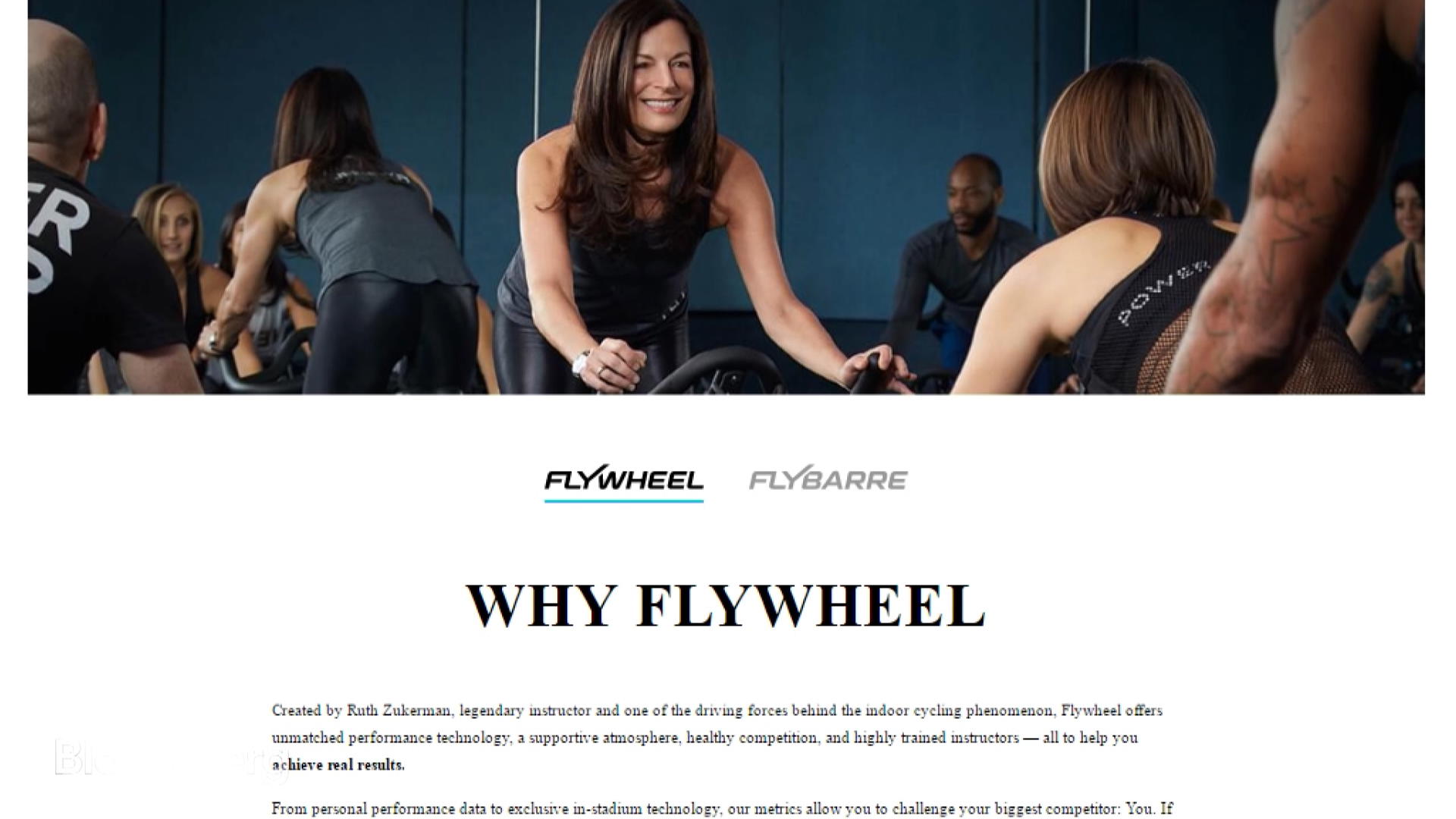 Watch Flywheel's New CEO on the Boutique Fitness Phenomenon Bloomberg