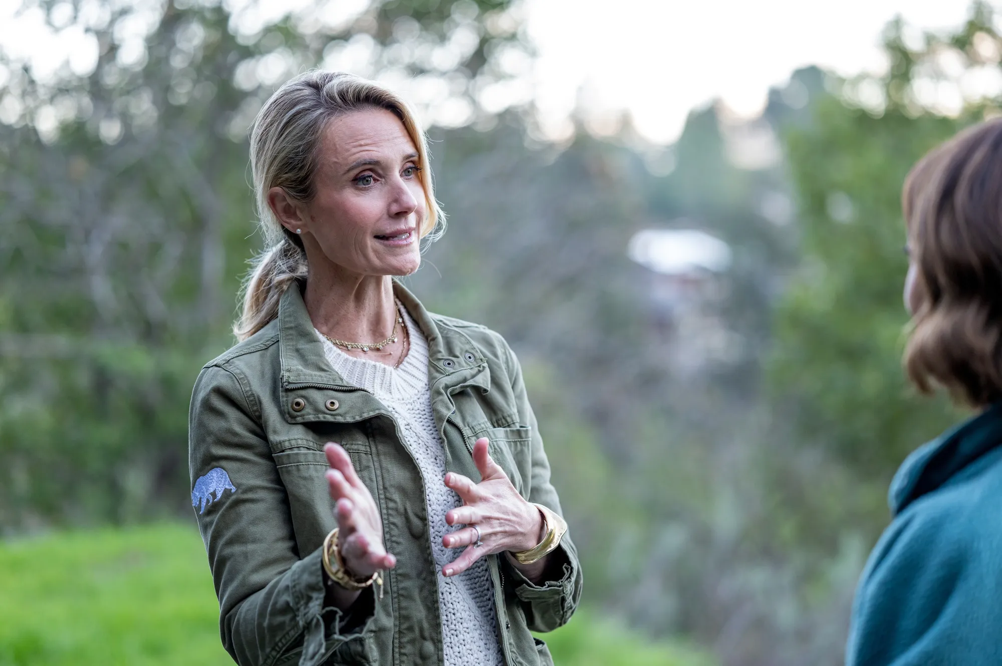 Jennifer Siebel Newsom during an interview in Marin County in November.