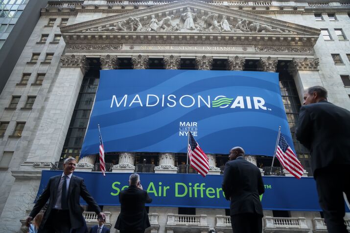 Madison Air IPO At The New York Stock Exchange
