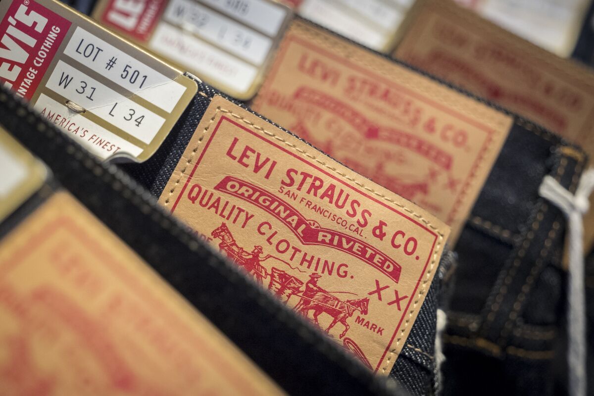The Leather Label With The Levi`s Brand Sewn On The Back Of A Pair Of Jeans  Of The 511 Model Editorial Photography Image Of Background, Brand:  191925297 