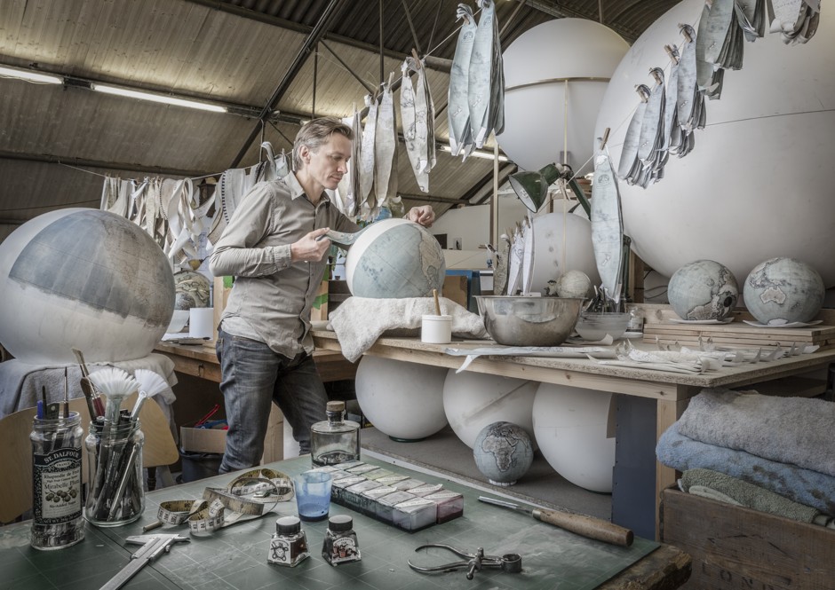 Peter Bellerby, 50, started Bellerby & Co. in 2008 after failing to find the perfect globe for his father.